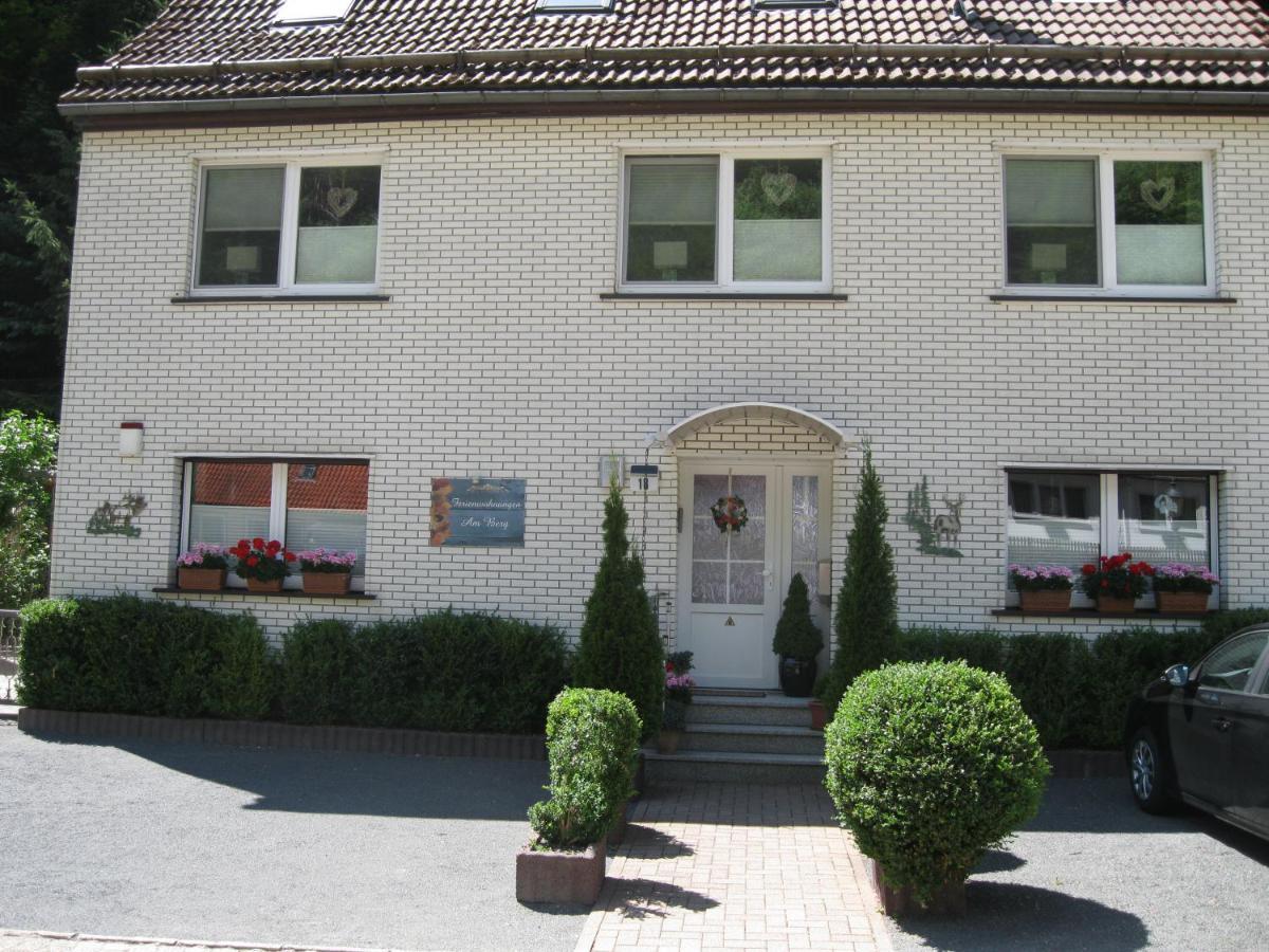 Ferienwohnung Schwarzer Hirsch Wieda Bagian luar foto