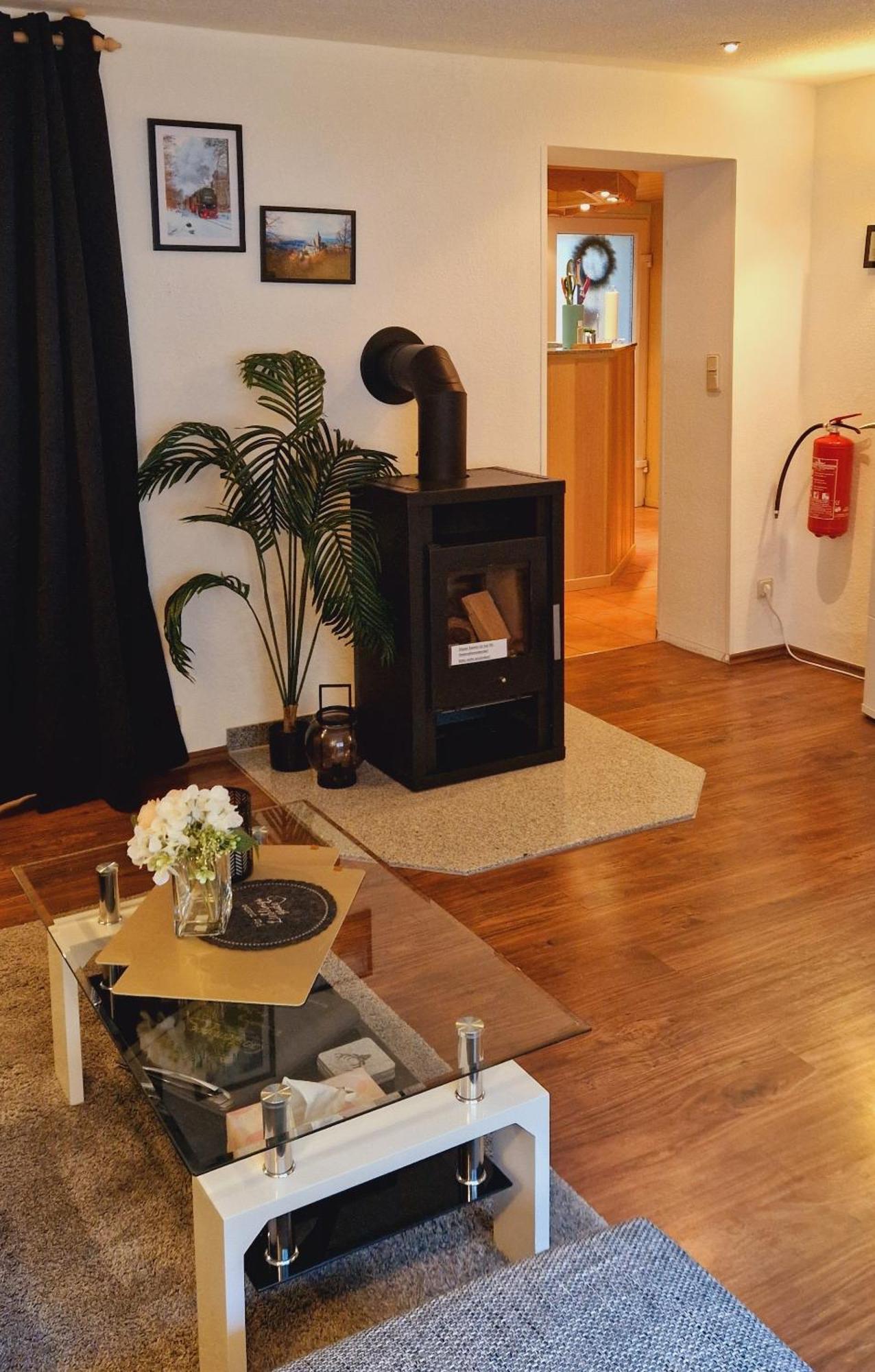 Ferienwohnung Schwarzer Hirsch Wieda Bagian luar foto