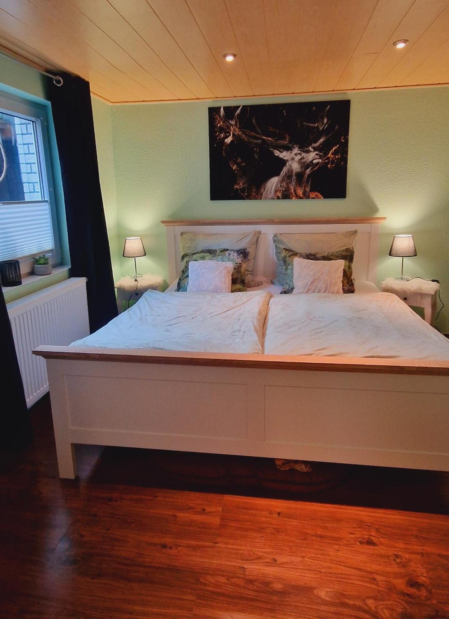 Ferienwohnung Schwarzer Hirsch Wieda Bagian luar foto